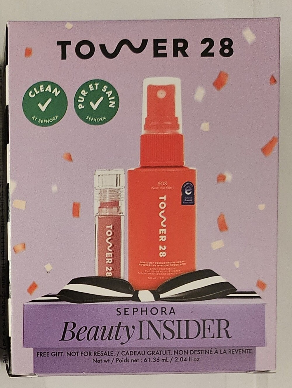 Tower 28 Duo Set - SOS Daily Rescue Facial Spray & ShineOn Lip Jelly